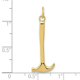10K Yellow Gold Hammer Charm 10A0392