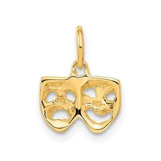 10K Yellow Gold Comedy/Tragedy Charm 10A4855