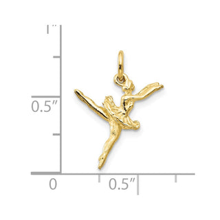 10K Yellow Gold Ballerina Charm 10A9048