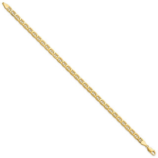 9" 10k Yellow Gold 5.5mm Hollow Anchor Chain