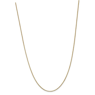30" 10k Yellow Gold 1mm Box Chain