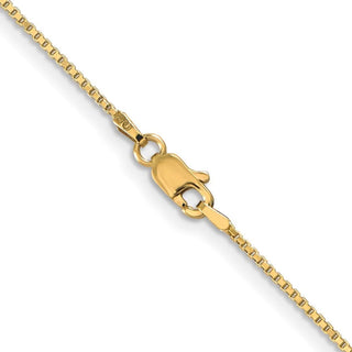 30" 10k Yellow Gold 1mm Box Chain
