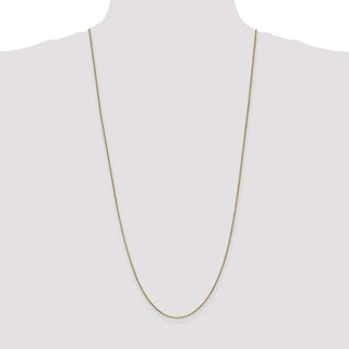 30" 10k Yellow Gold 1mm Box Chain