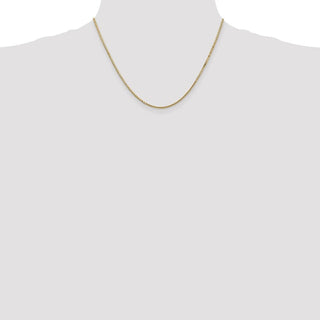 18" 10k Yellow Gold 1.5mm Box Chain