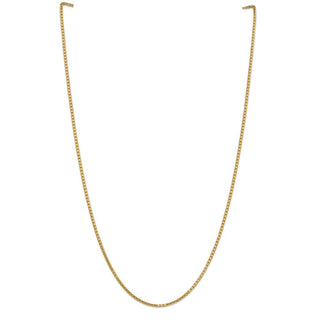 18" 10k Yellow Gold 1.9mm Box Chain