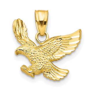 10k Yellow Gold Eagle Pendant 10C1009