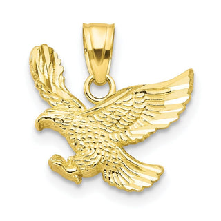 10k Yellow Gold Eagle Pendant 10C1009
