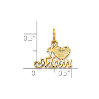 10k Yellow Gold Mom Charm 10C101