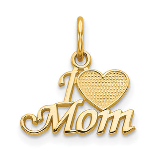 10k Yellow Gold Mom Charm 10C101