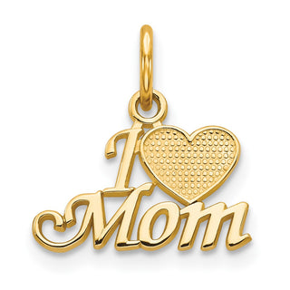 10k Yellow Gold Mom Charm 10C101