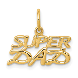 10k Yellow Gold Super Dad Charm 10C102