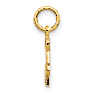 10k Yellow Gold #1 Dad Charm 10C103