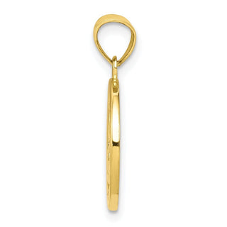 10k Yellow Gold Nativity Pendant