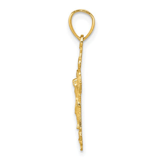 10k Yellow Gold Crucifix Pendant 10C1065