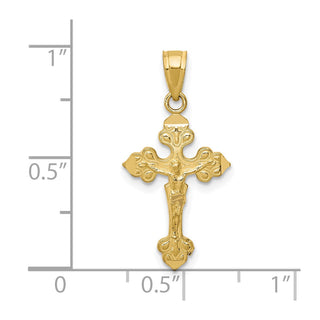 10k Yellow Gold Crucifix Pendant 10C1065