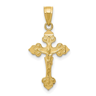 10k Yellow Gold Crucifix Pendant 10C1065