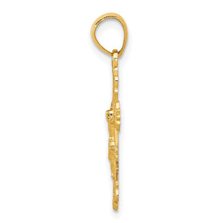 10k Yellow Gold Crucifix Pendant 10C1069