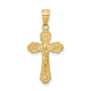 10k Yellow Gold Crucifix Pendant 10C1069