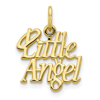 10k Yellow Gold Little Angel w/Halo Charm