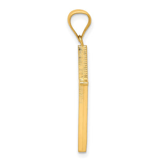 10k Yellow Gold Cross Pendant 10C1106