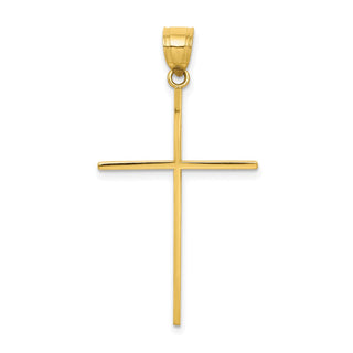 10k Yellow Gold Cross Pendant 10C1107