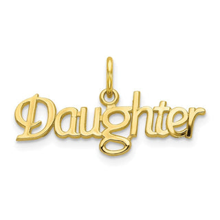 10k Yellow Gold Daughter Charm