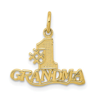 10k Yellow Gold #1 Grandma Charm