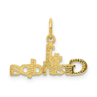 10k Yellow Gold #1 Grandpa Charm