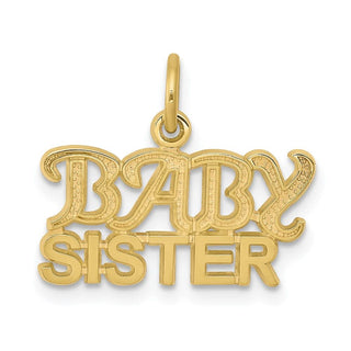 10k Yellow Gold Baby Sister Charm
