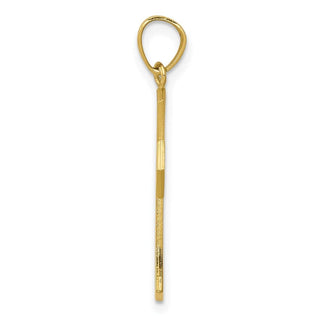 10k Yellow Gold Passion Cross with Jesus Reversible Pendant