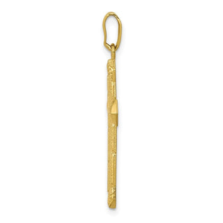 10k Yellow Gold Passion Cross Pendant 10C1315