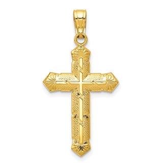 10k Yellow Gold Passion Cross Pendant 10C1315