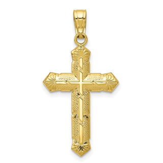 10k Yellow Gold Passion Cross Pendant 10C1315