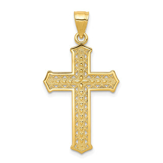 10k Yellow Gold Cross Pendant 10C1316