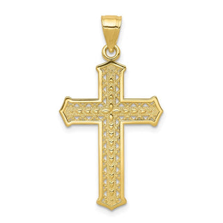 10k Yellow Gold Cross Pendant 10C1316