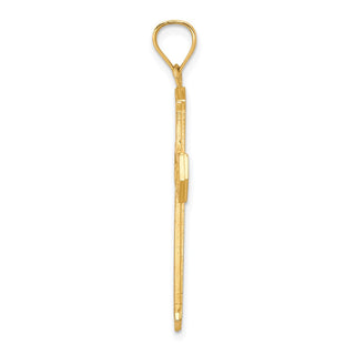 10k Yellow Gold Passion Cross Pendant 10C1317
