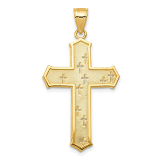 10k Yellow Gold Passion Cross Pendant 10C1317
