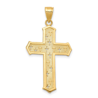 10k Yellow Gold Passion Cross Pendant 10C1317
