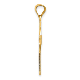 10k Yellow Gold Iona Cross Pendant