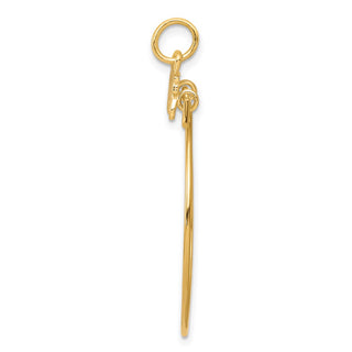 10K Yellow Gold MEMORIES Charm Holder Pendant