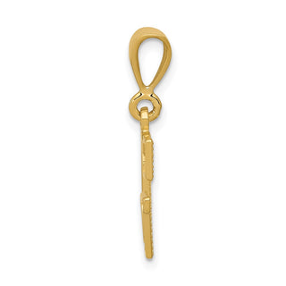 10K Yellow Gold Initial G Pendant