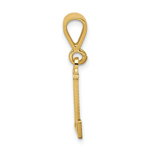 10K Yellow Gold Initial L Pendant
