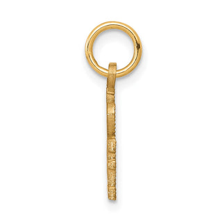 10k Yellow Gold I HEART GOLF Charm 10C145