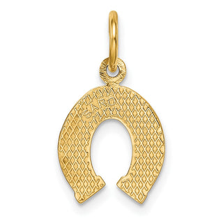 10K Yellow Gold Horseshoe Charm 10C1738