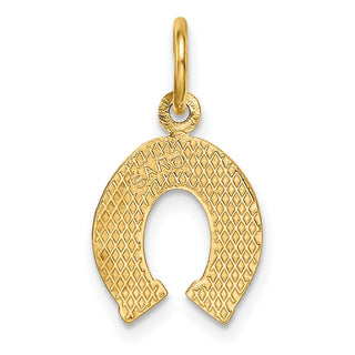 10K Yellow Gold Horseshoe Charm 10C1738