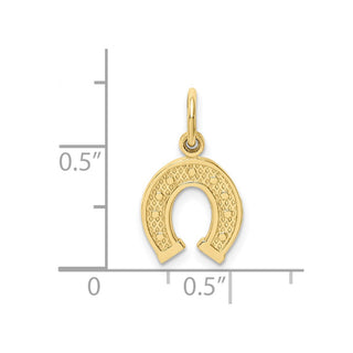 10K Yellow Gold Horseshoe Charm 10C1738