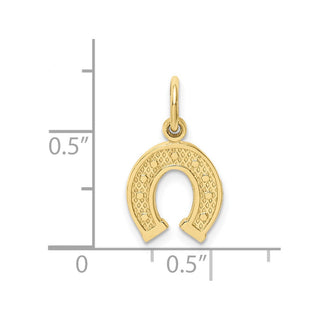 10K Yellow Gold Horseshoe Charm 10C1738