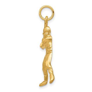 10k Yellow Gold Baseball Charm 10C179