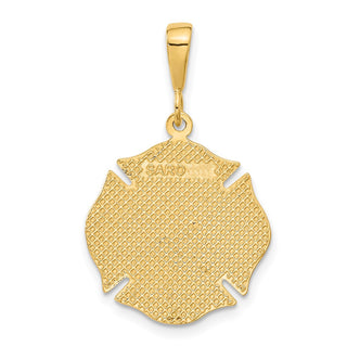 10K Yellow Gold Fire Rescue Pendant