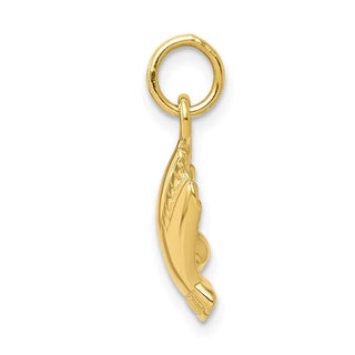 10k Yellow Gold Glove Baseball Charm 10C181